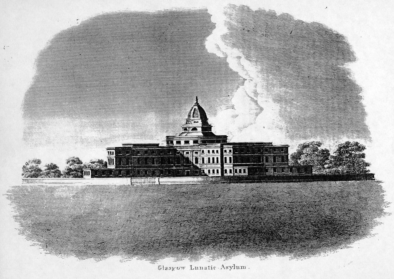 Asile de fous de Glasgow, vers 1830 - Scottish School