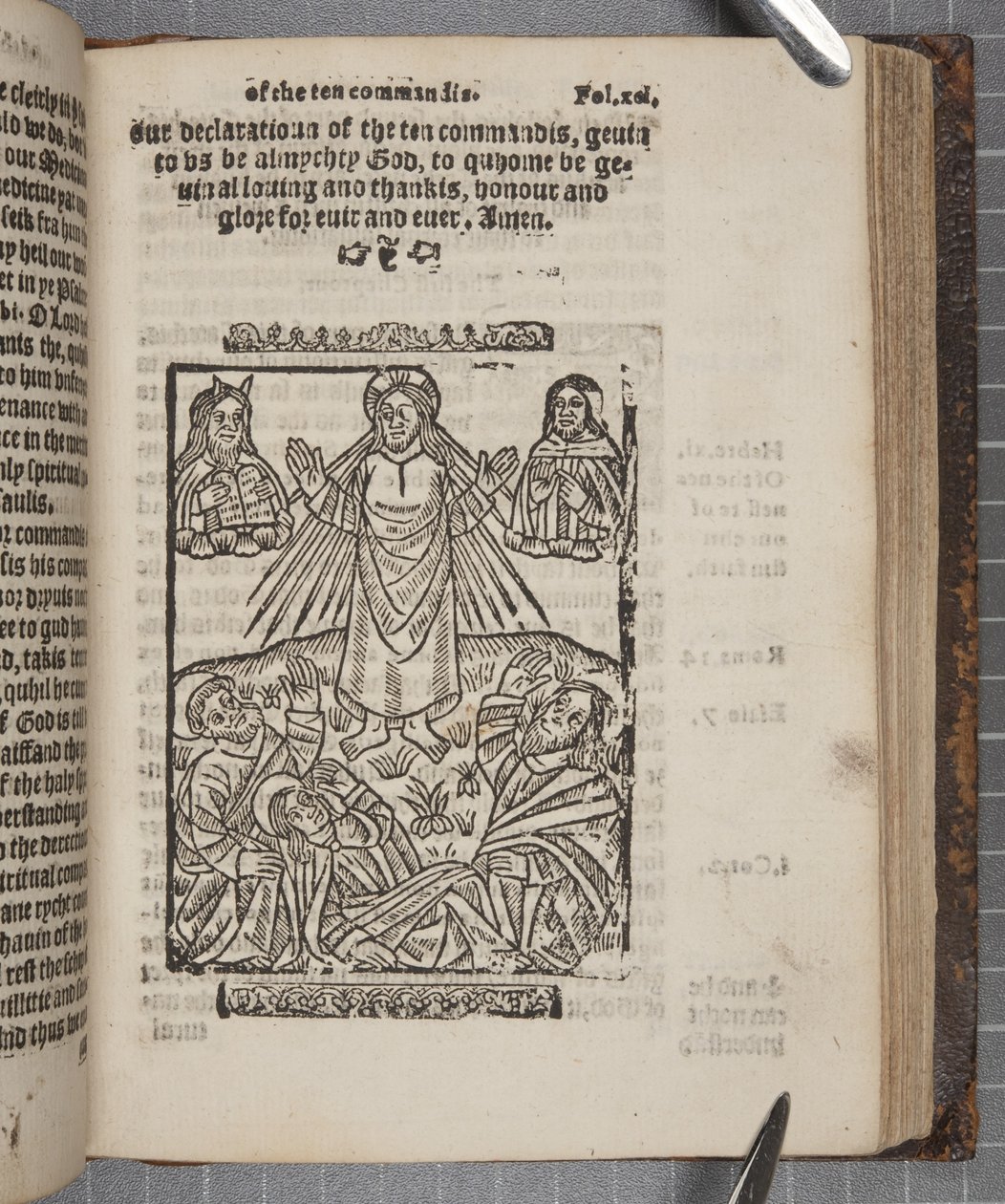 Fol 91, de Le Catéchisme, 1552 - Scottish School