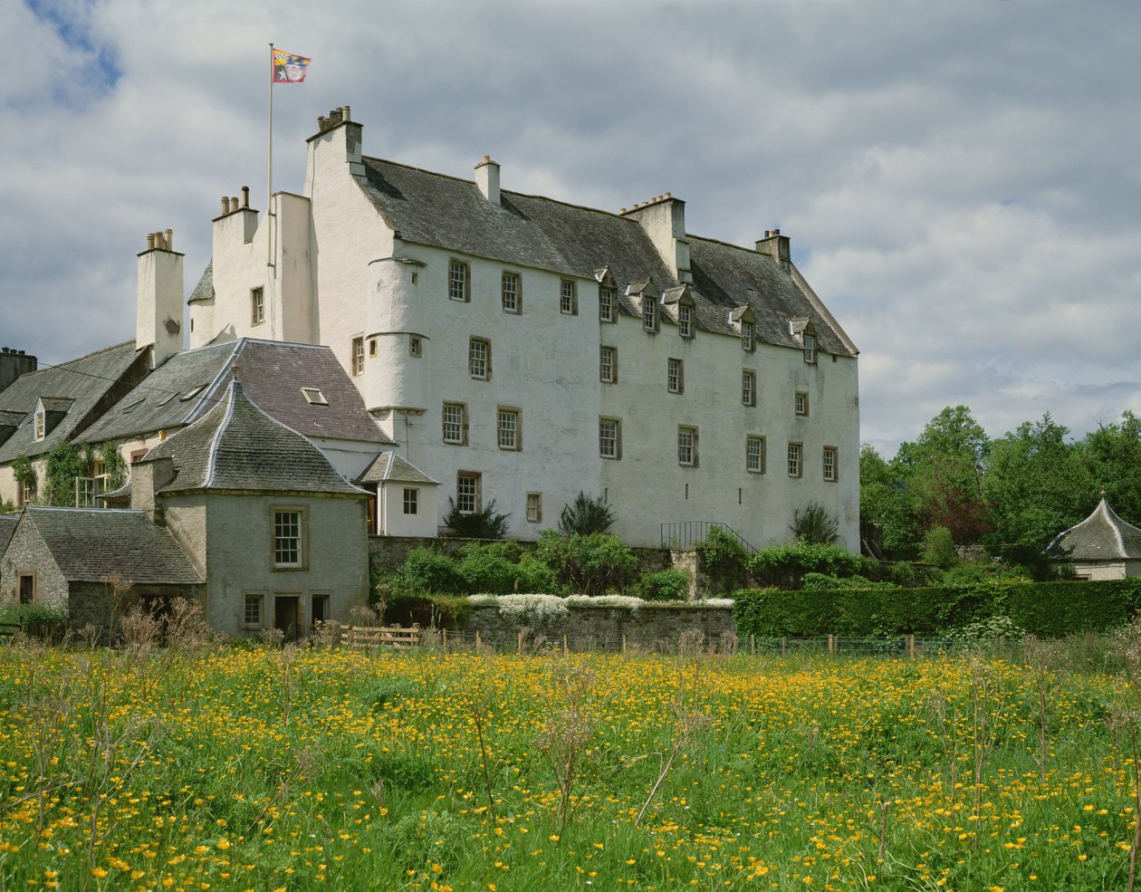 Vue de Traquair House - Scottish School