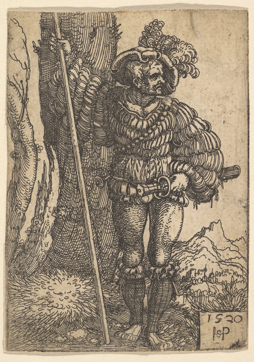 Un Lansquenet, 1520 - Sebald Beham