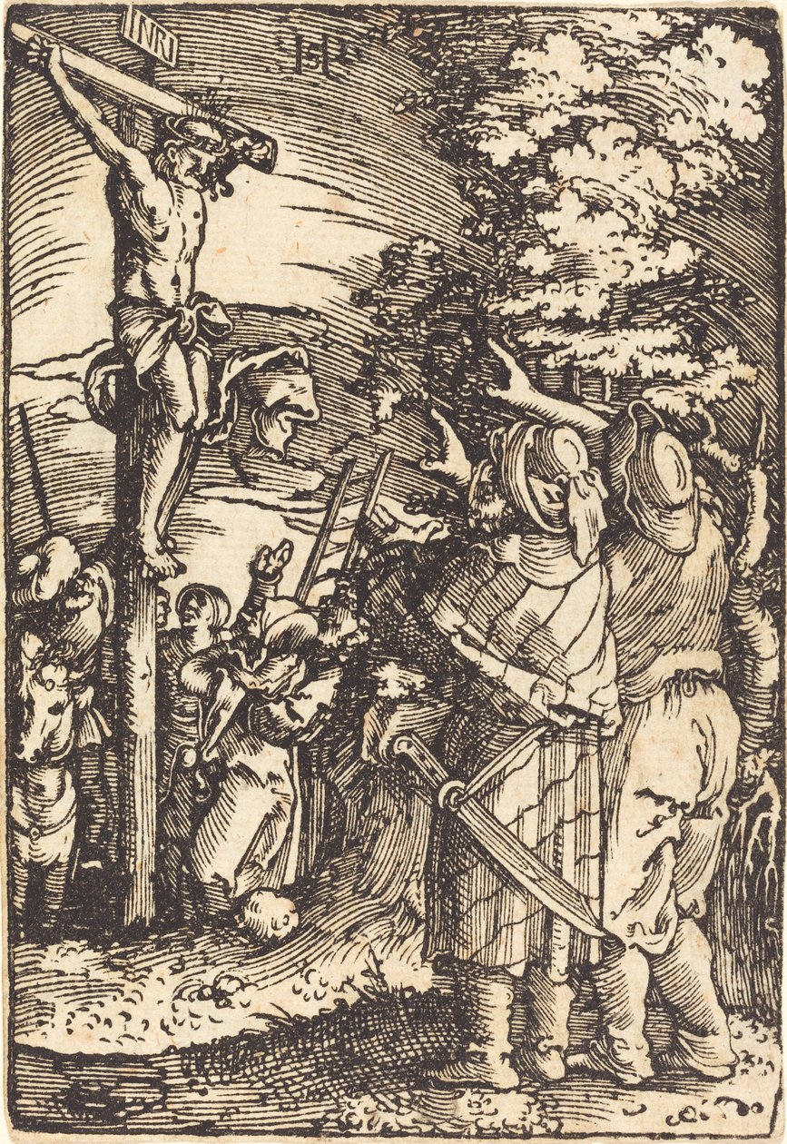 Christ en croix - Sebald Beham