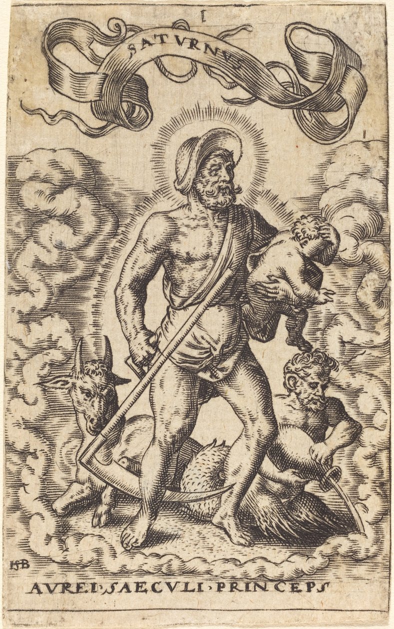 Saturne - Sebald Beham