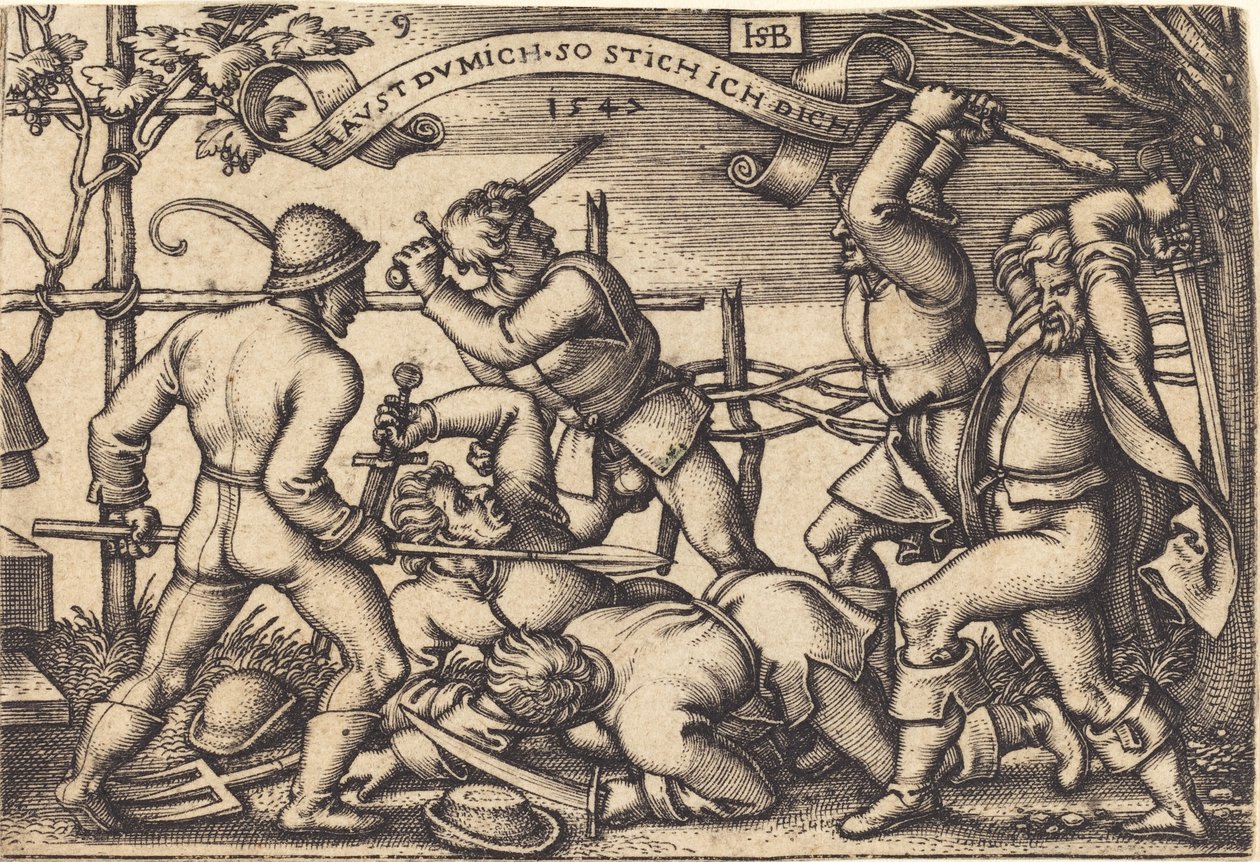 La Bataille des Paysans - Sebald Beham