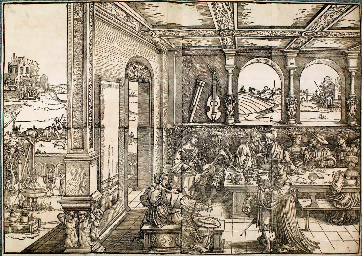 Le Fils prodigue, 16ème siècle - Sebald Beham