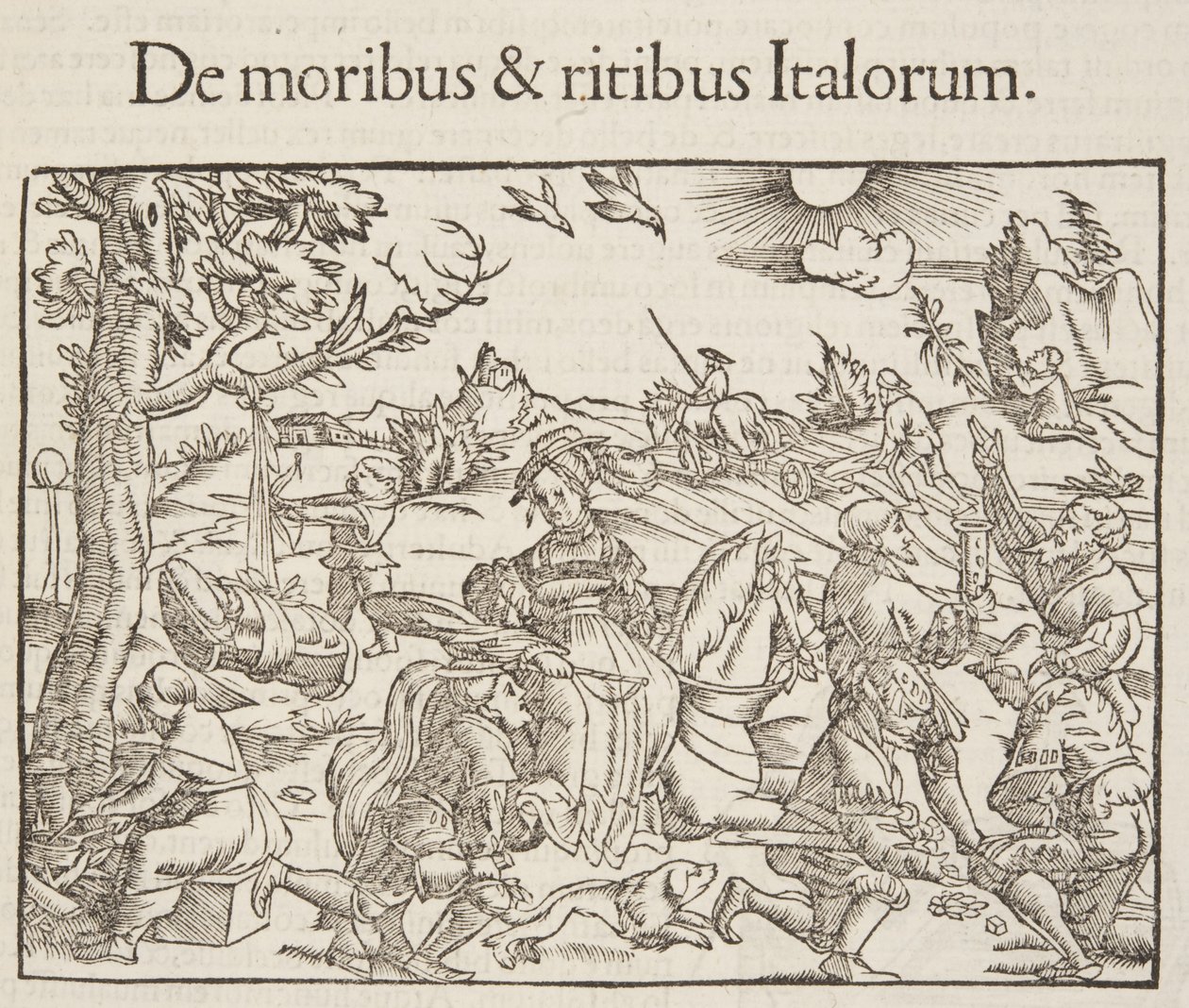 Cosmographia, détail du Fol 201, 1544 - Sebastian Munster