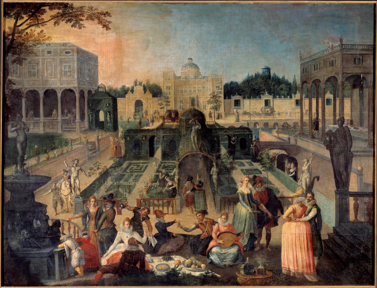 Une fête dans le parc du duc de Mantoue - Sebastian Vrancx