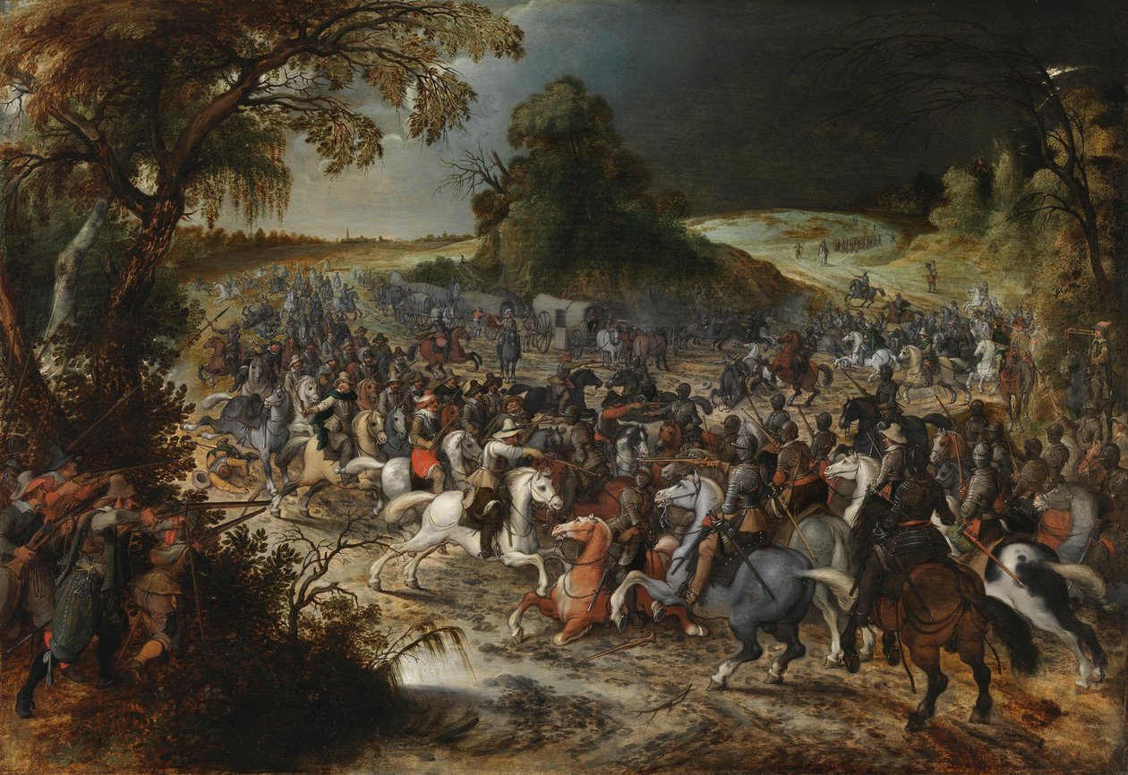 Escarmouche de cavalerie - Sebastian Vrancx