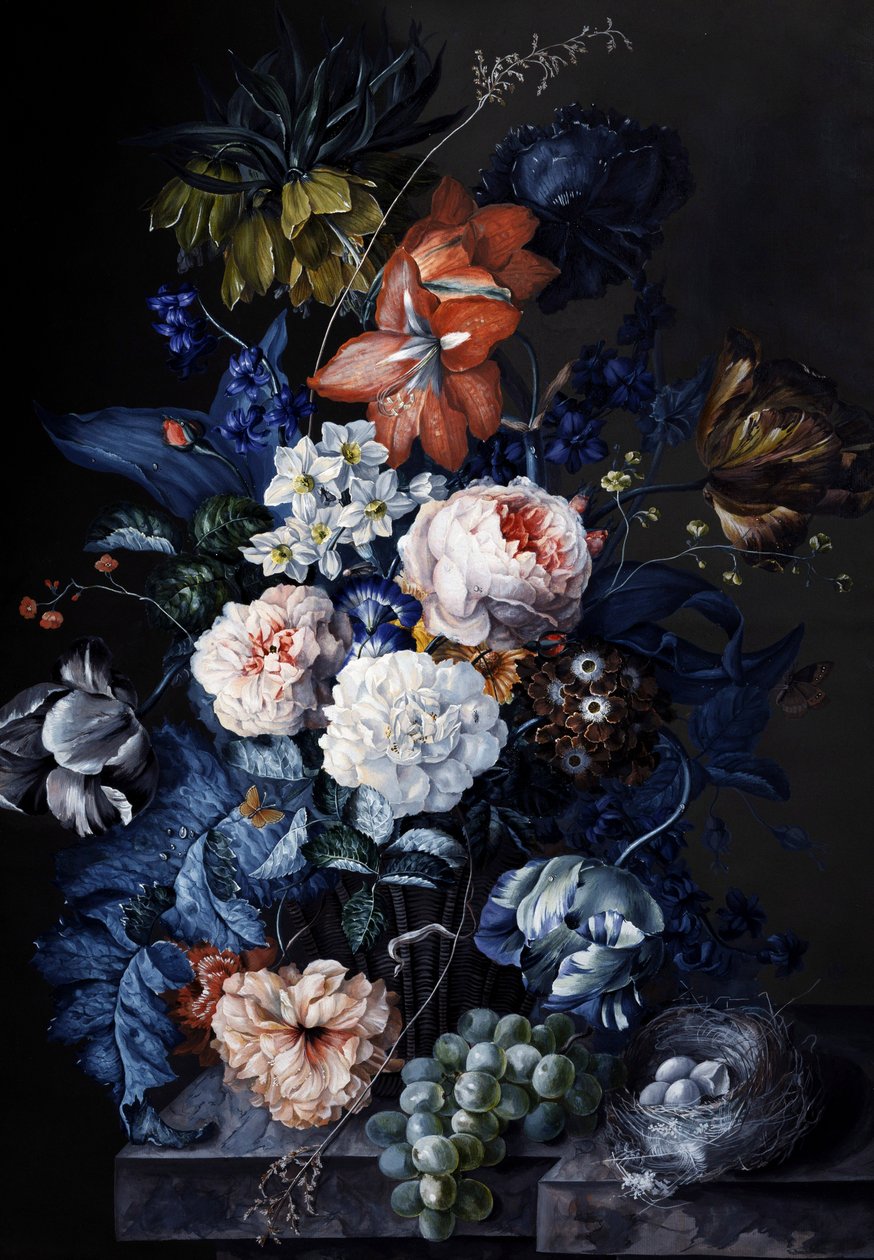 Nature morte avec nid d