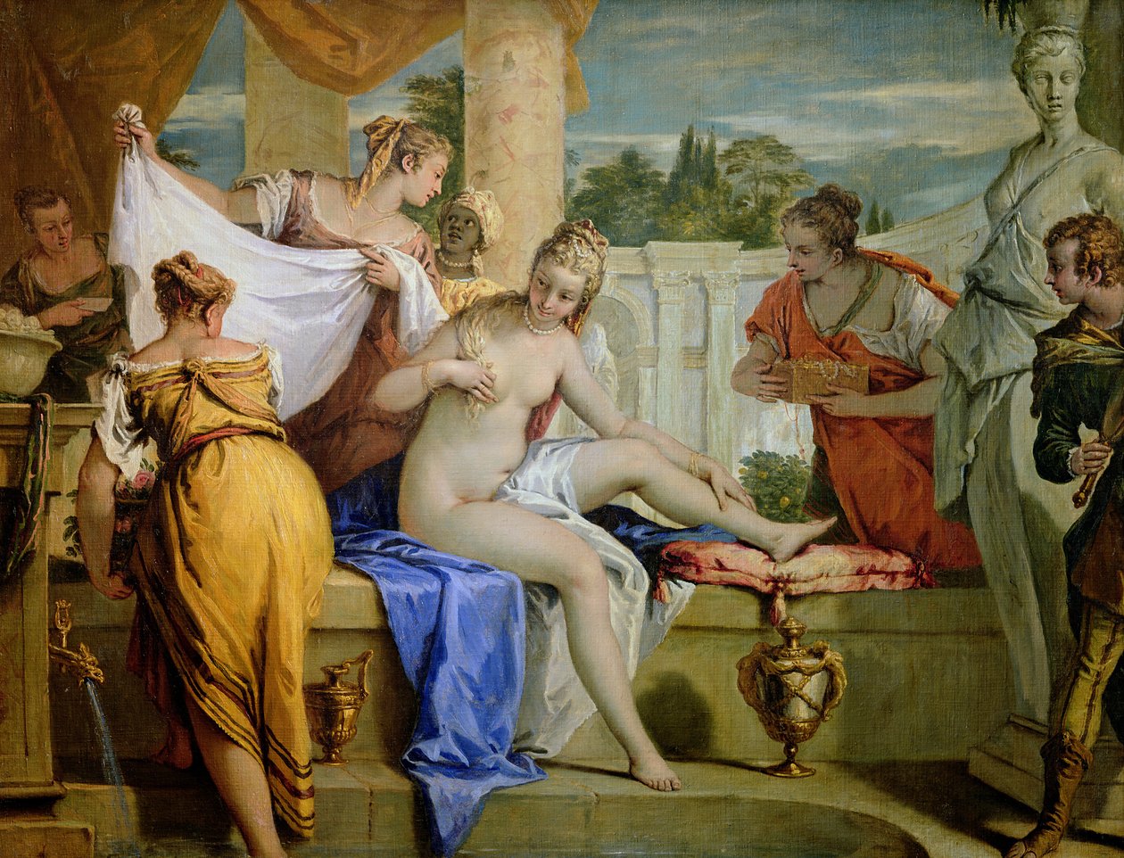 Bethsabée au bain, vers 1725 - Sebastiano Ricci