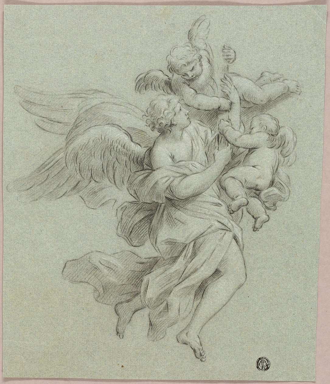 Ange avec Putti - Sebastiano Conca