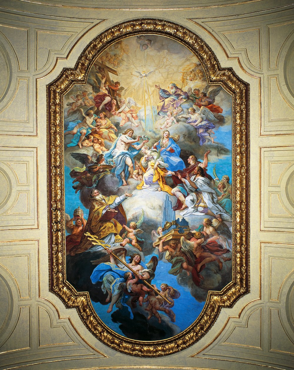 Couronnement de Sainte Cécile - Sebastiano Conca