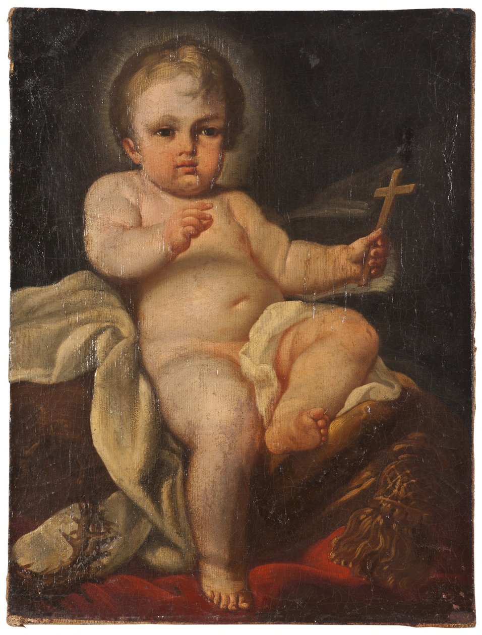 Das Christkind mit einem Kreuz - Sebastiano Conca