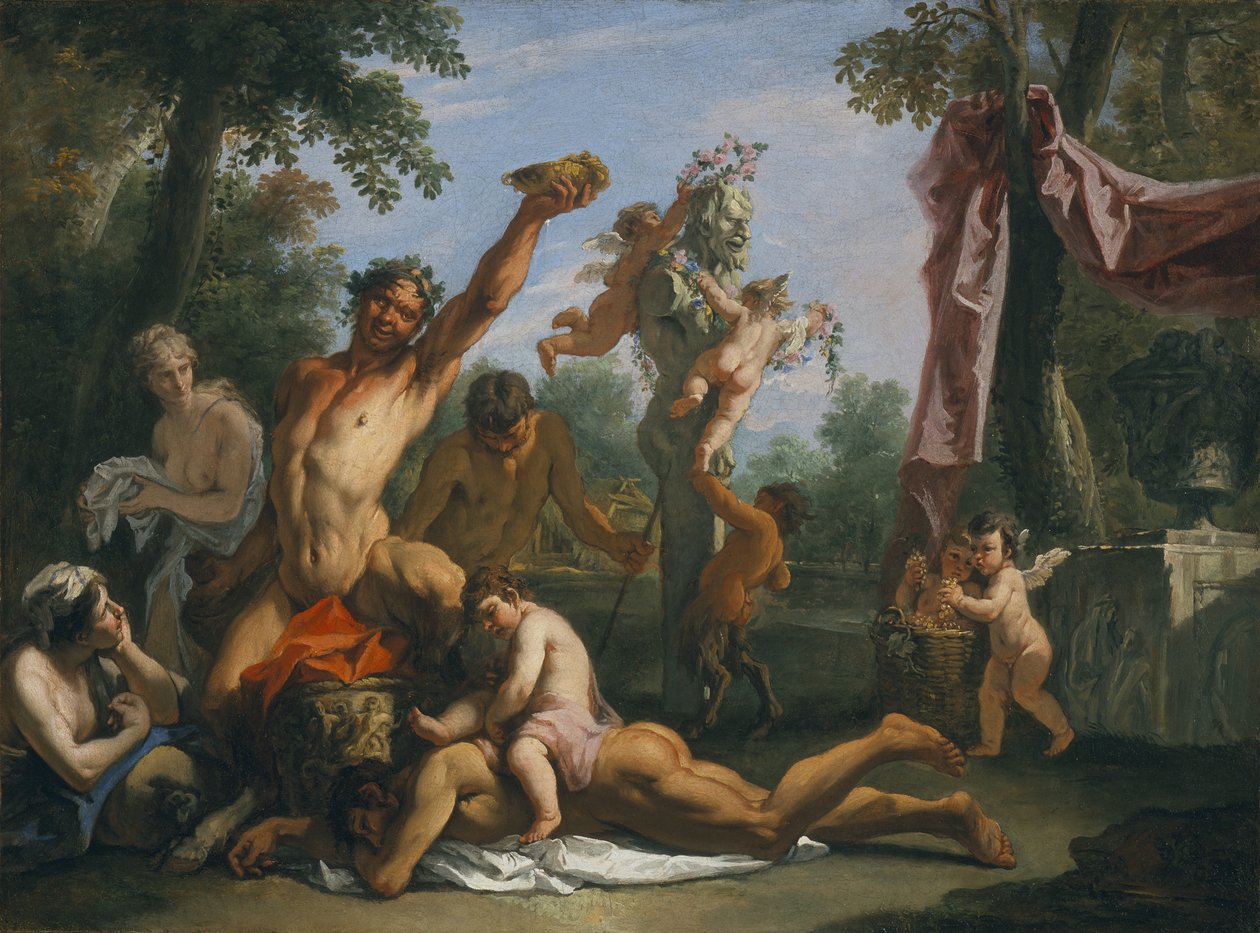 Une bacchanale - Sebastiano Ricci