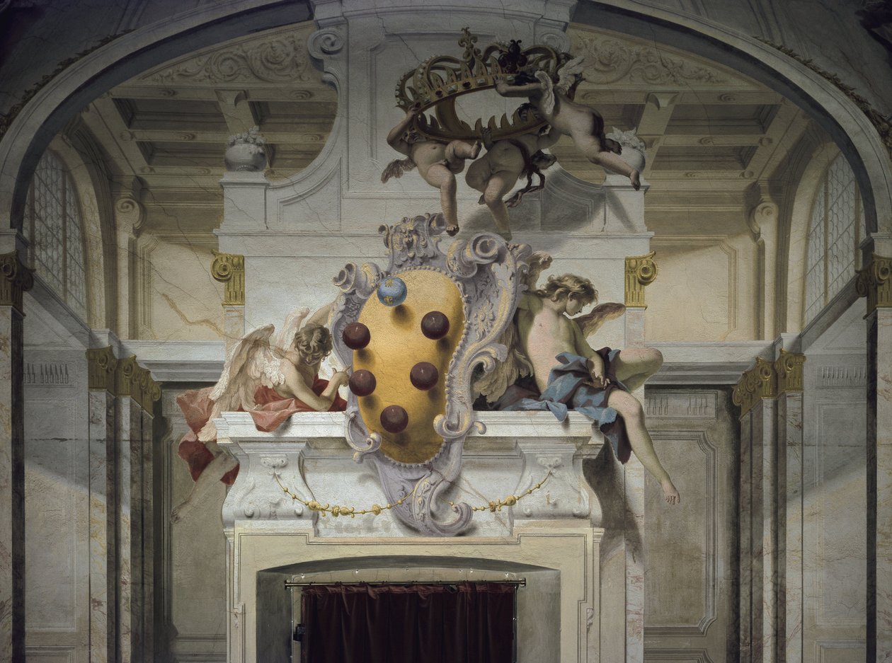 Armoiries des Médicis - Sebastiano Ricci