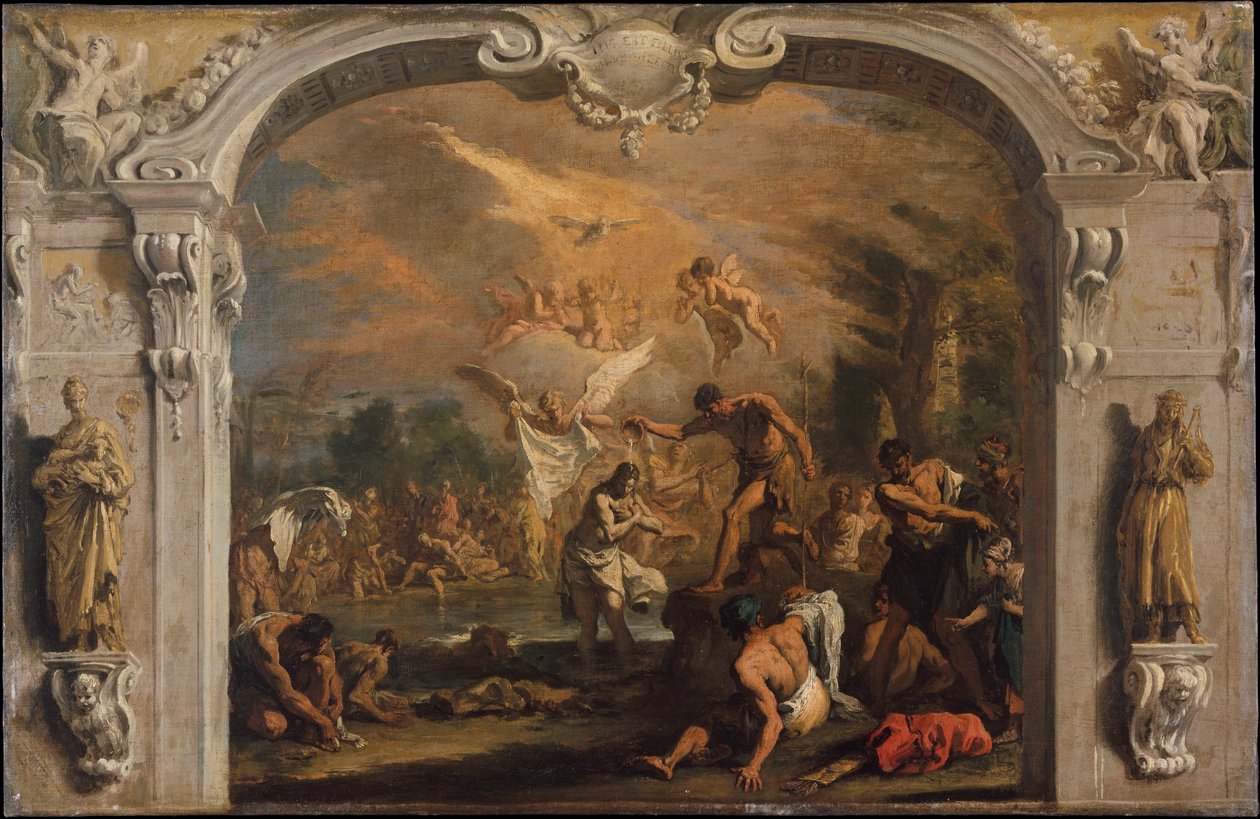 Le Baptême du Christ - Sebastiano Ricci