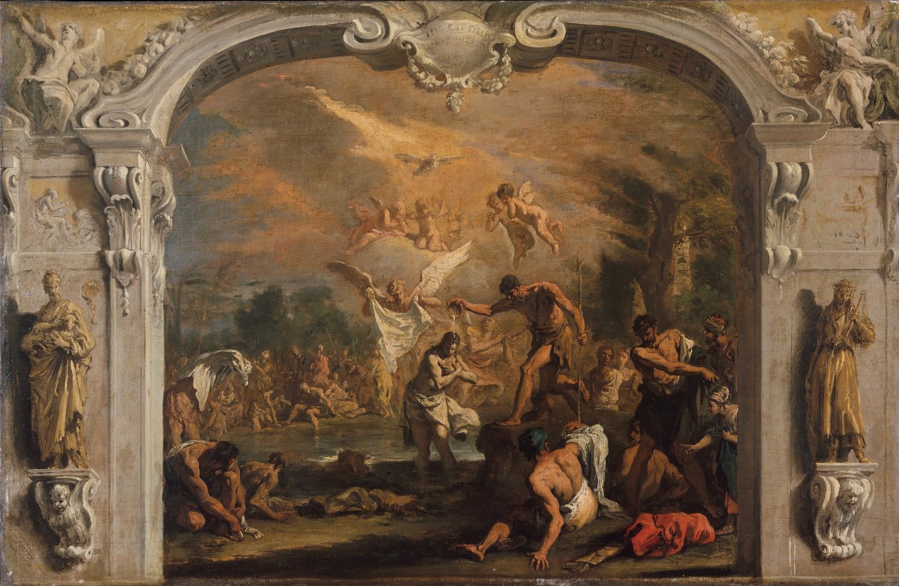Le Baptême du Christ - Sebastiano Ricci