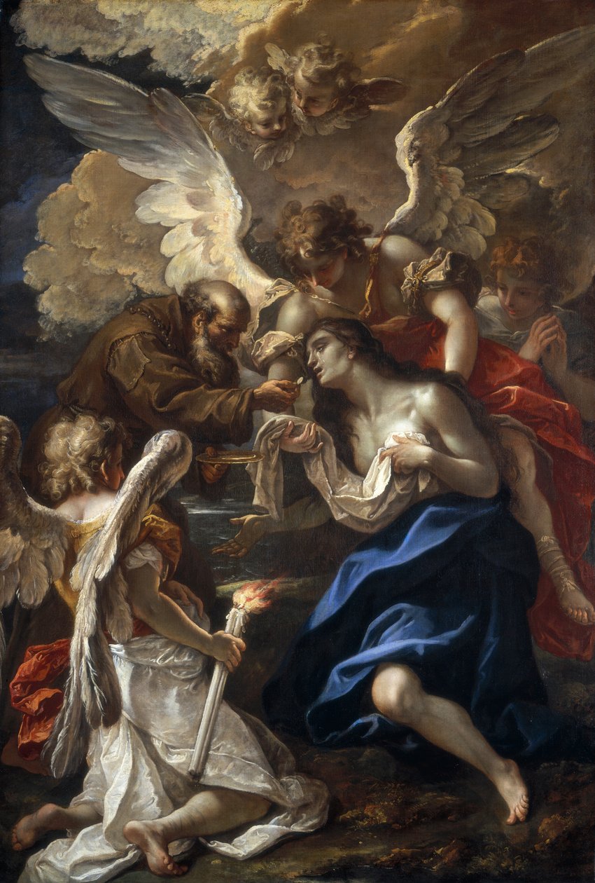 La dernière communion de sainte Marie l