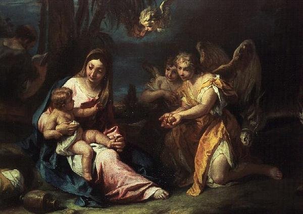 Le repos pendant la fuite en Égypte - Sebastiano Ricci