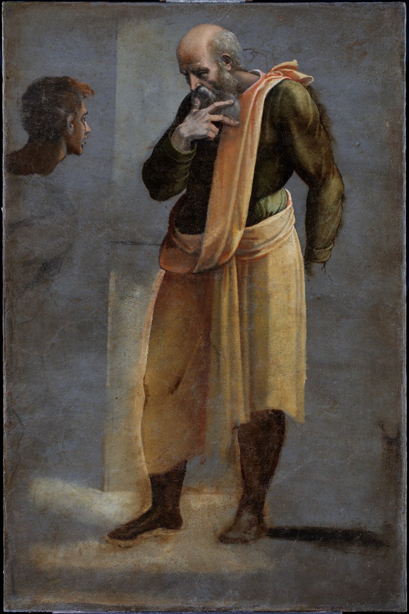 La Visitation - Saint Zacchariah - Sebastiano del (c.1485-1547) Piombo
