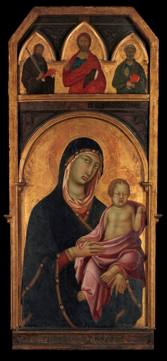Madone et enfant, vers 1320 - Segna di Buonaventura