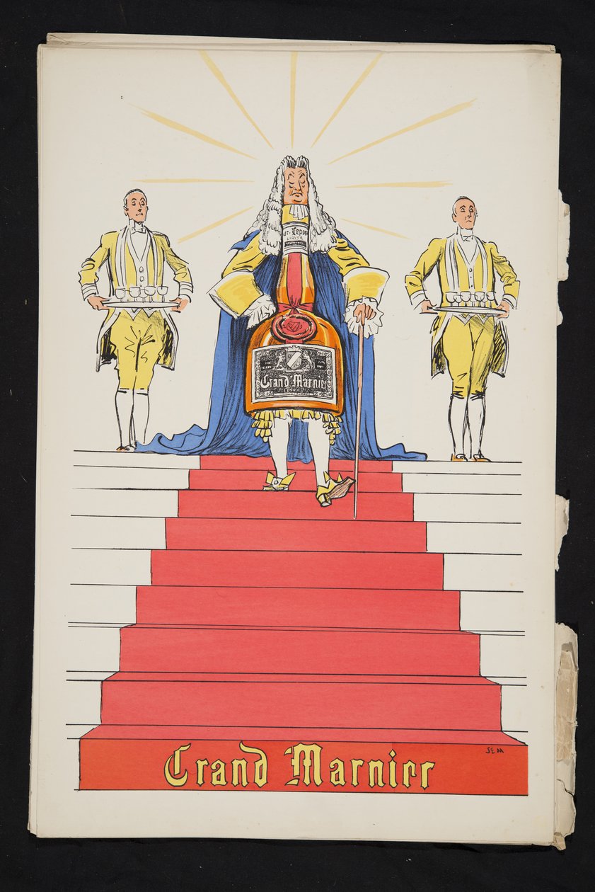 Publicité pour Grand Marnier, de White Bottoms, pub. 1927 - Sem