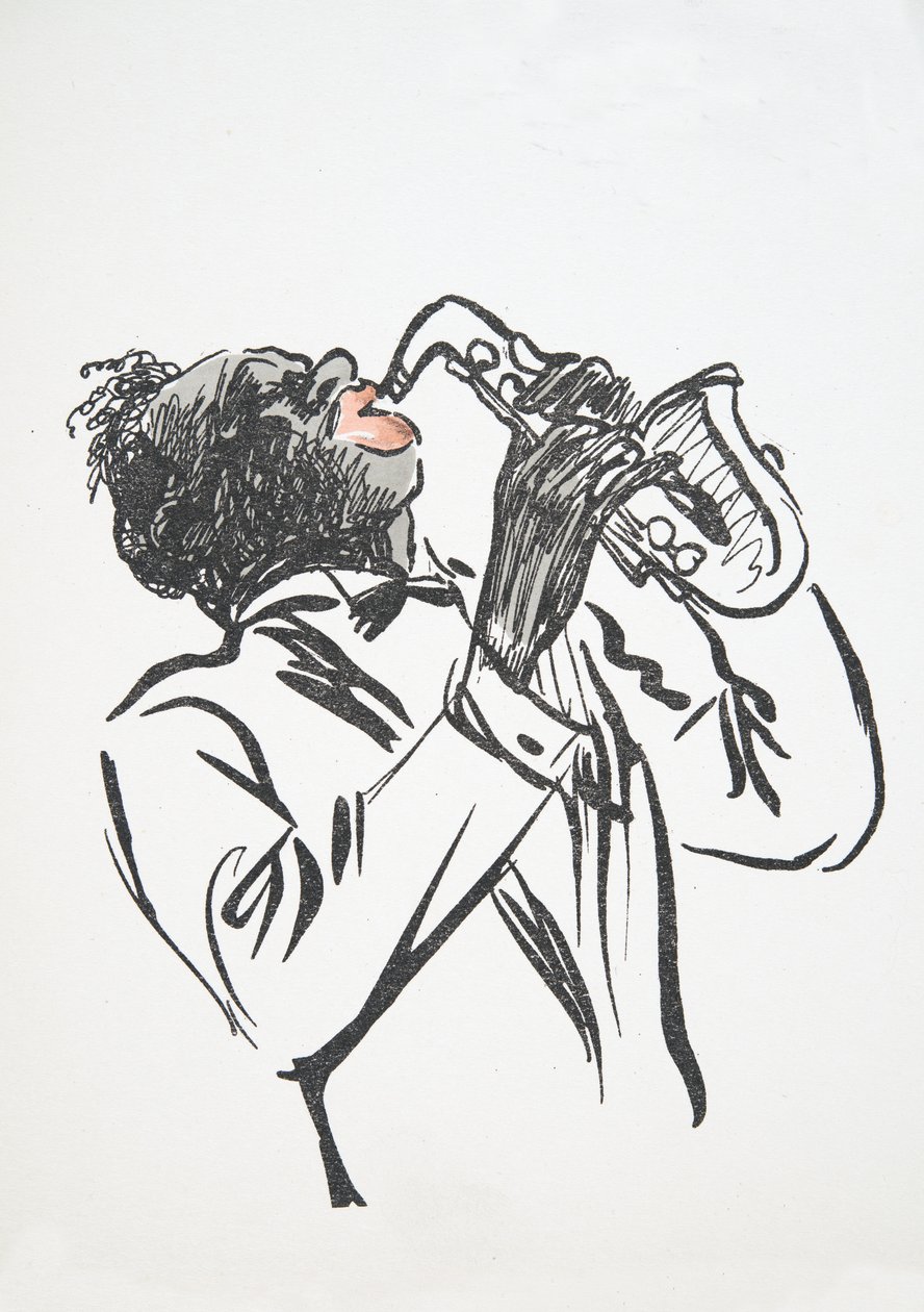 Saxophoniste, de White Bottoms, pub. 1927 - Sem