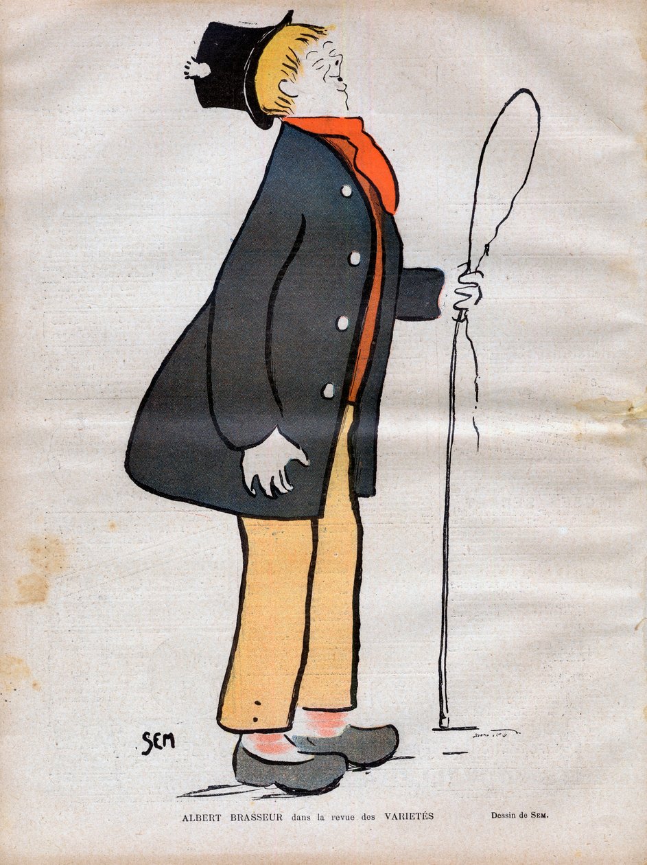 Albert Jules Dumont (1862-1932) dit Albert Brasseur, acteur de théâtre de boulevard et d