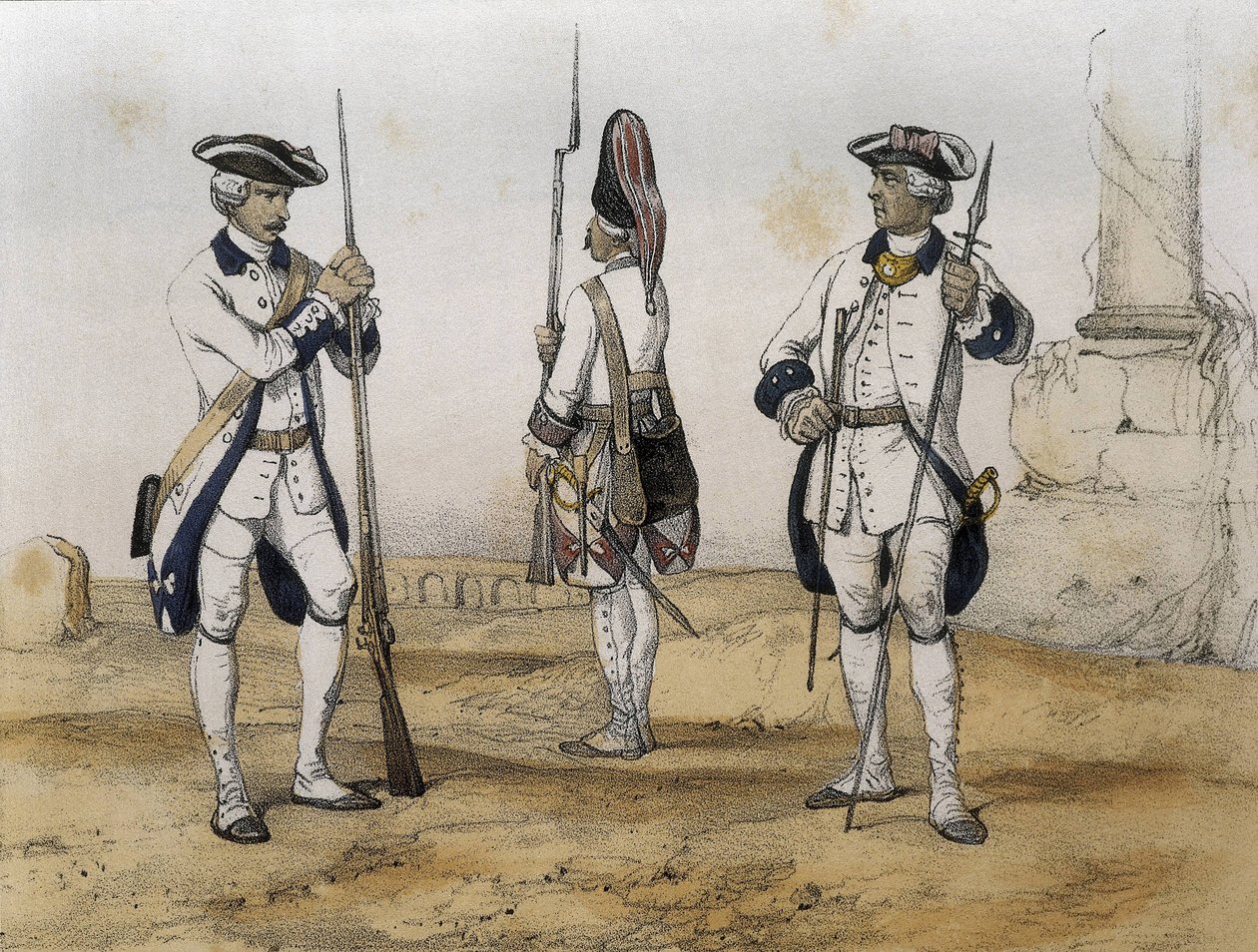 Fantassins de ligne sous le règne de Charles III d