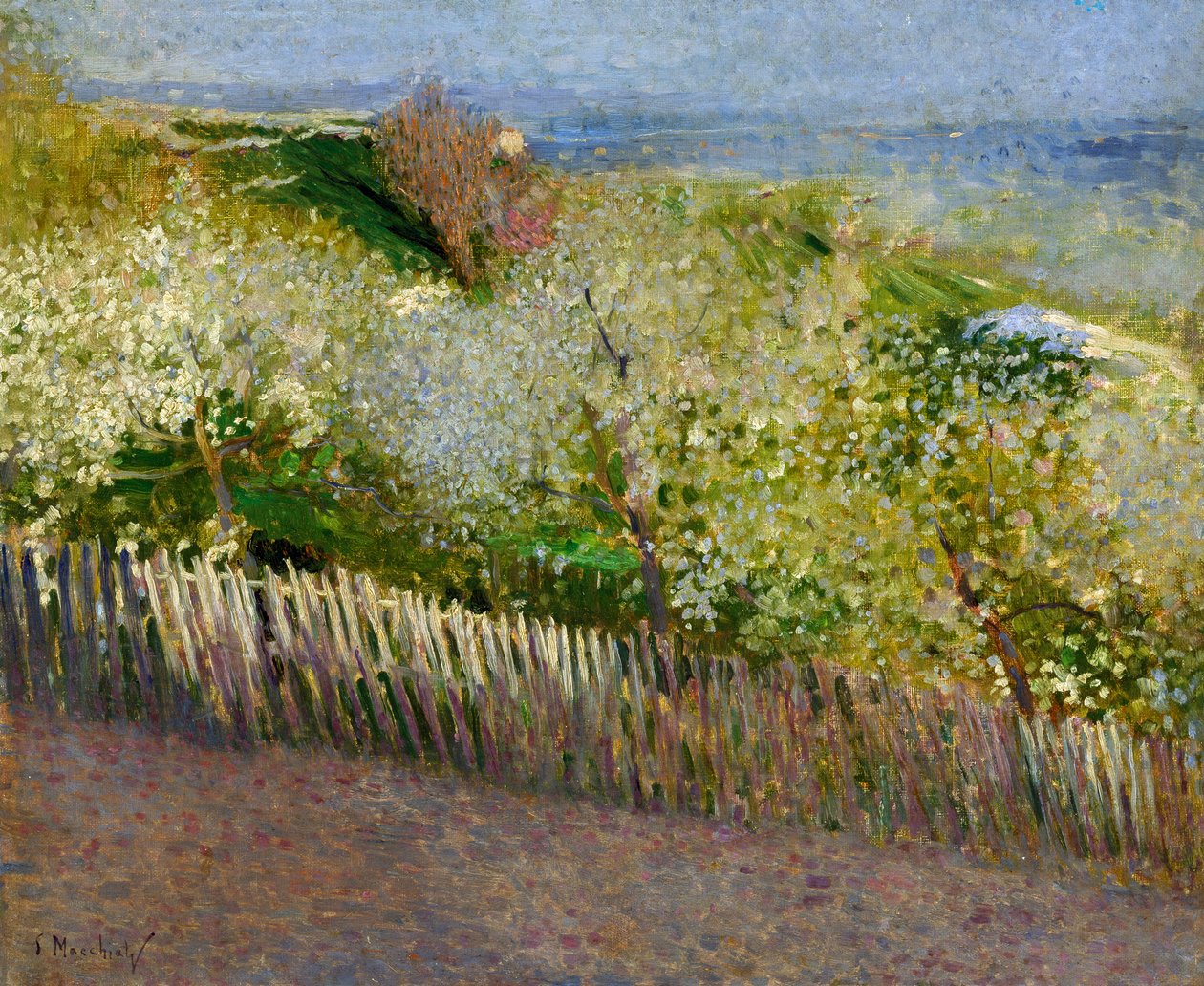 Paysage, par Serafino Macchiati (1860-1916) - Serafino Macchiati