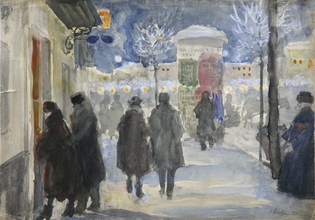Rue de Moscou - Sergei Arsenevich Vinogradov