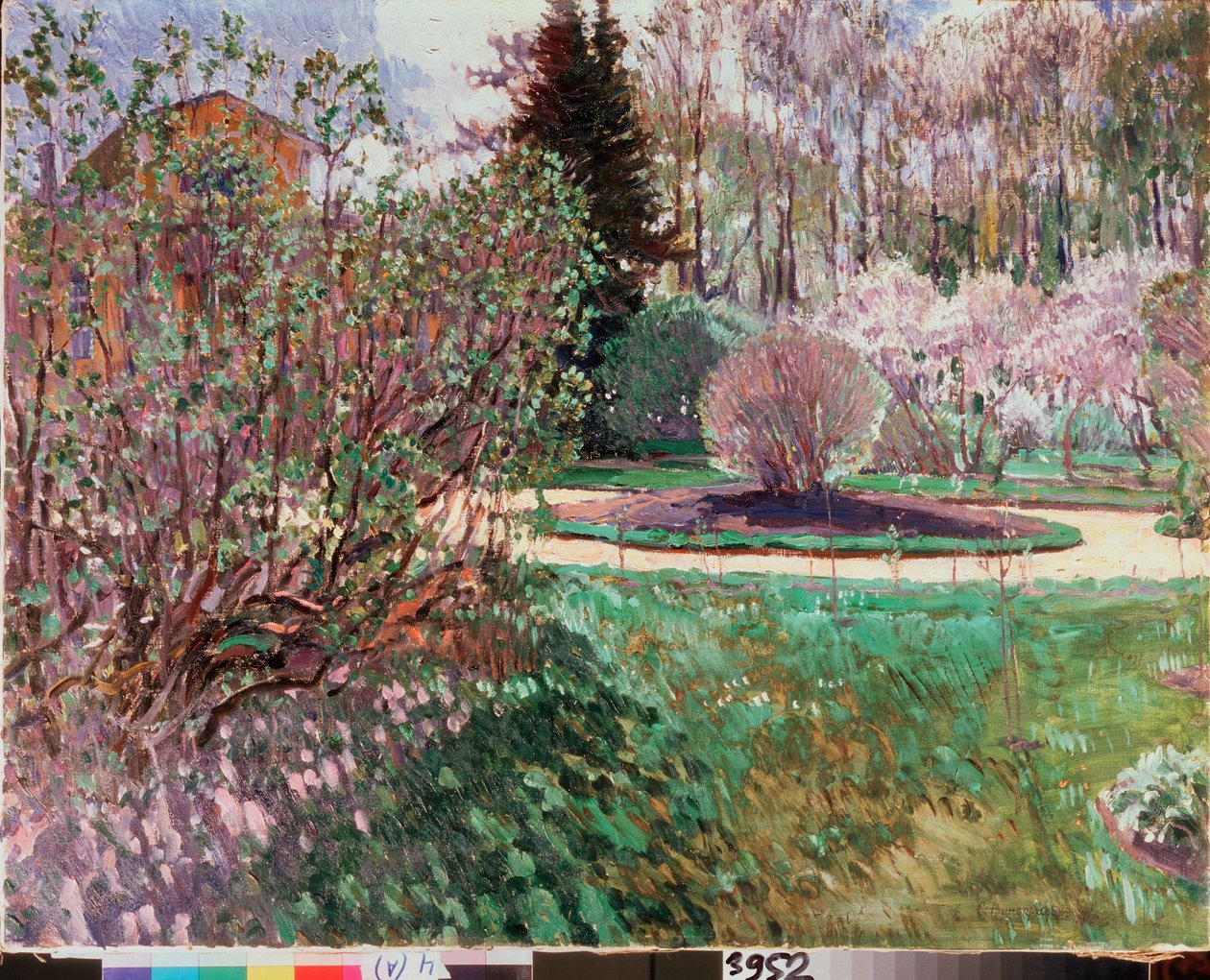 Un jardin, printemps - Sergei Arsenevich Vinogradov