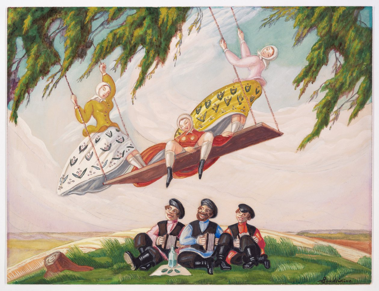 La Balançoire, années 1920 - Sergei Yurievich Sudeykin