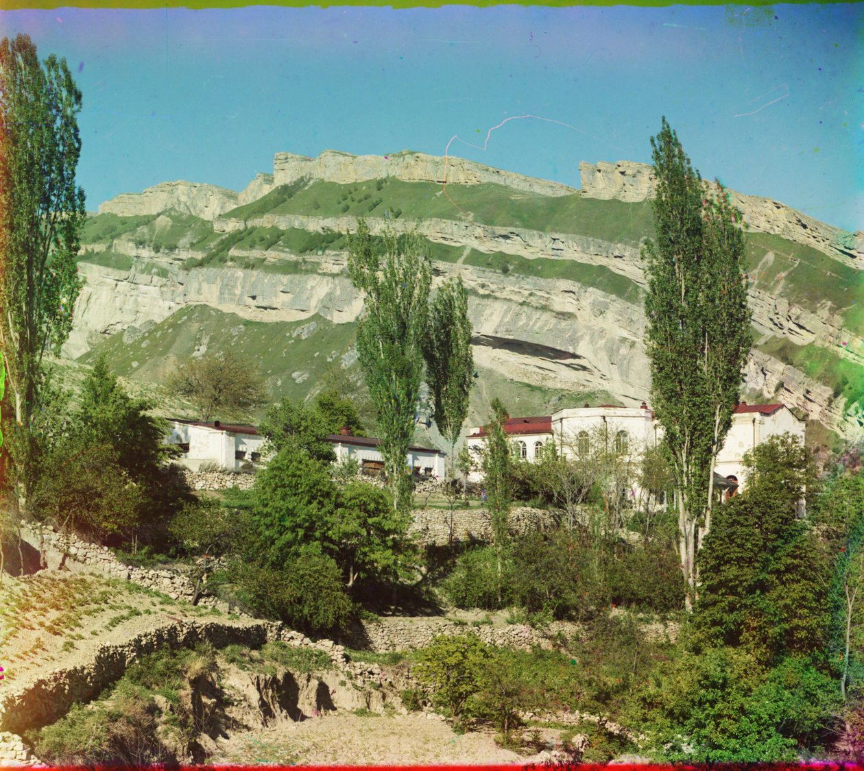 Village de Nizhny Gunib au Daghestan, 1905-1915 - Sergey Prokudin Gorsky