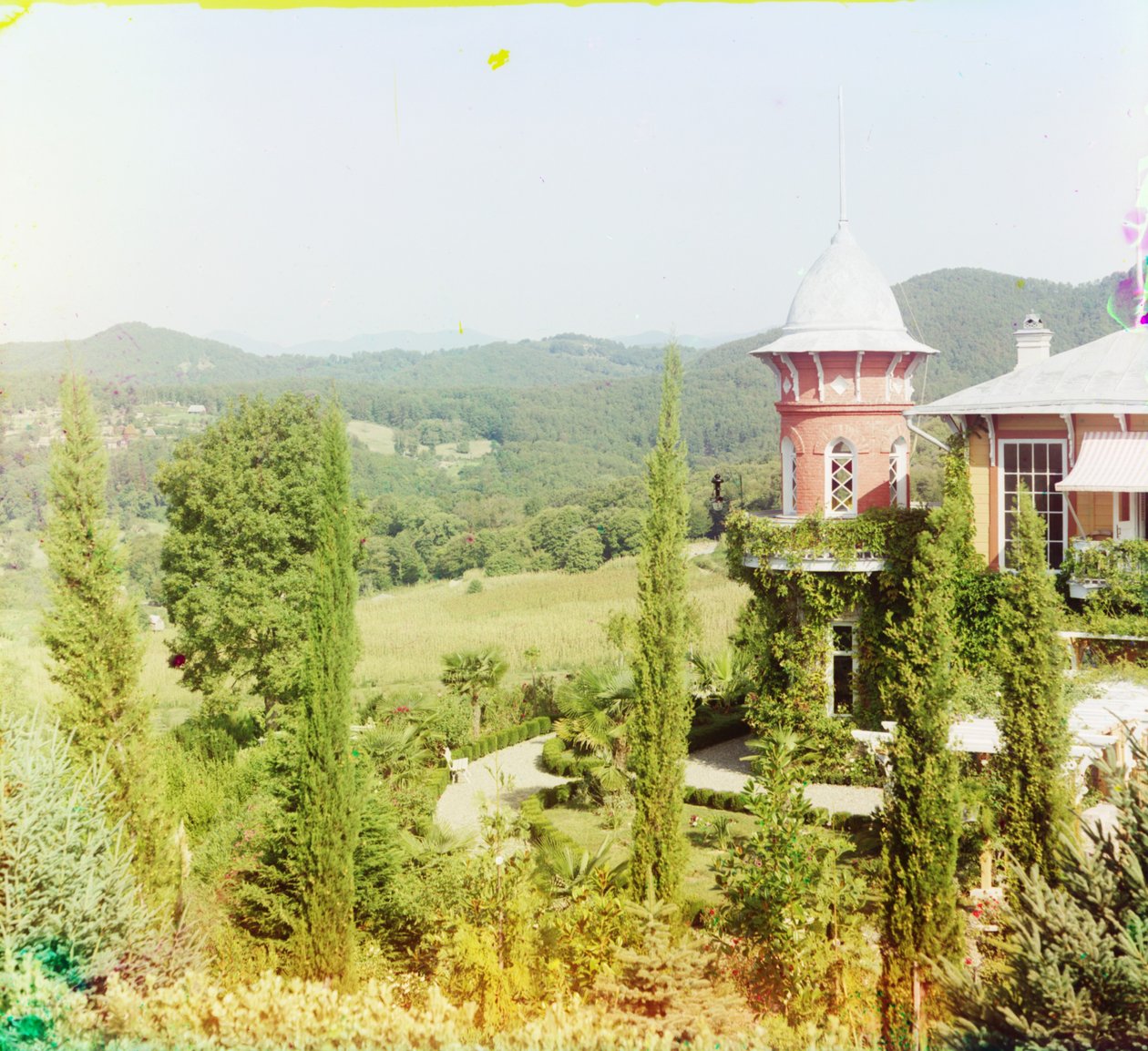 Datcha dans le Caucase, 1905-1915 - Sergey Prokudin Gorsky