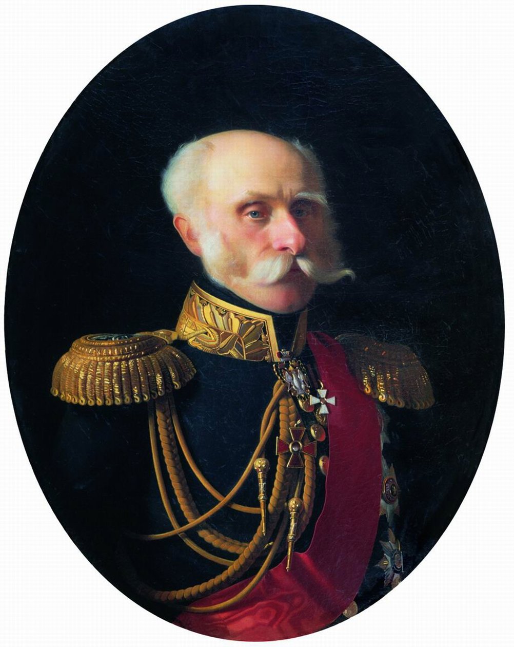 Portrait du comte Fyodor Petrovich Litke - Sergey Konstantinovich Zaryanko