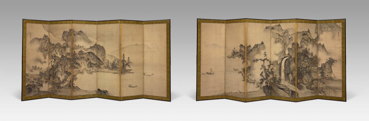 Paysage des quatre saisons - Sesson Shukei
