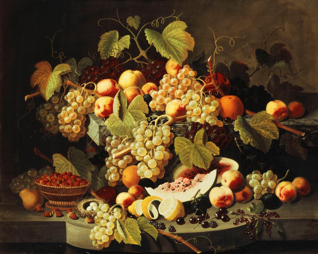 Récolte abondante - Severin Roesen