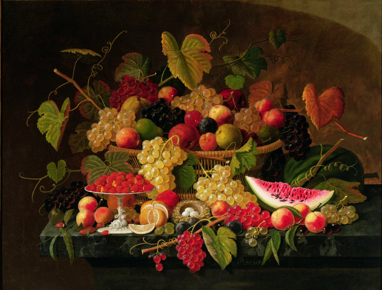 Nature morte avec fruits - Severin Roesen