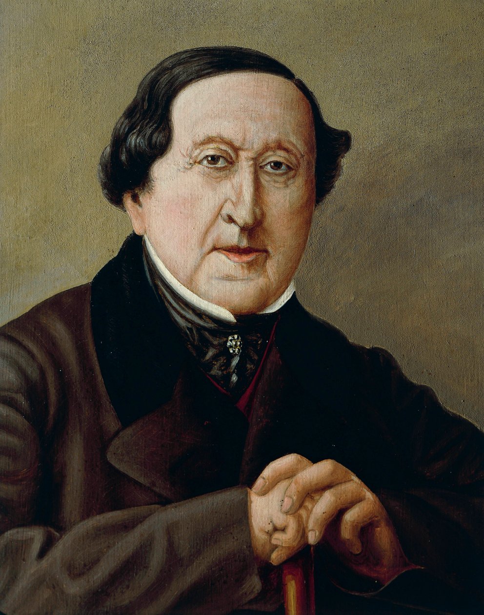 Italie, Portrait du compositeur italien Gioacchino Rossini - Severini Severini