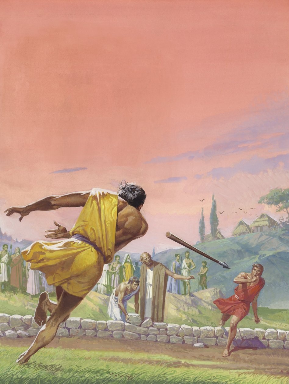 Romulus et Remus (gouache sur papier) - Severino Baraldi