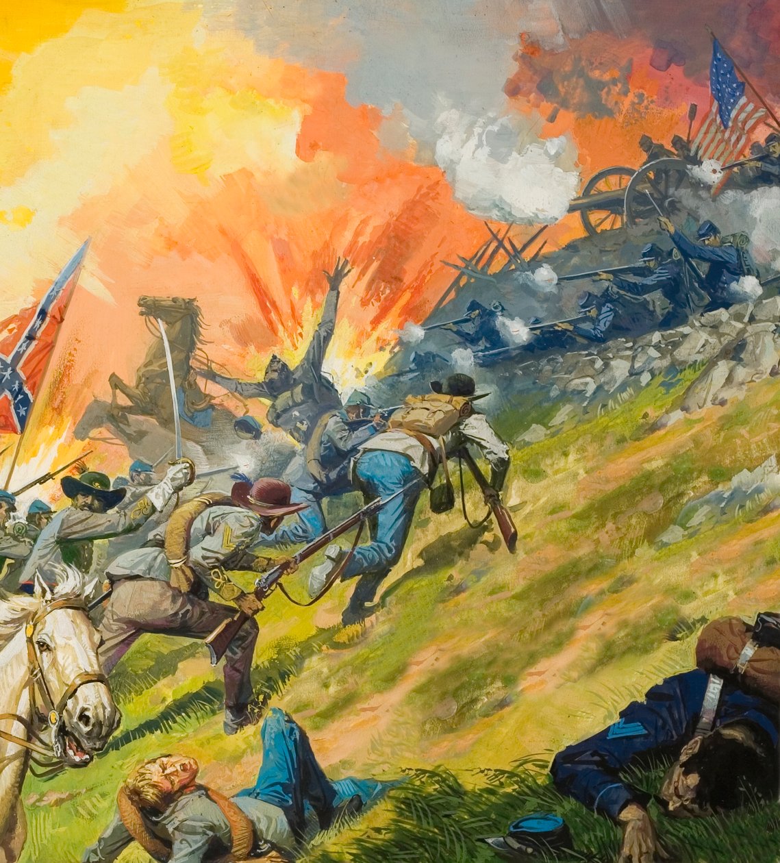 La bataille de Gettysburg - Severino Baraldi