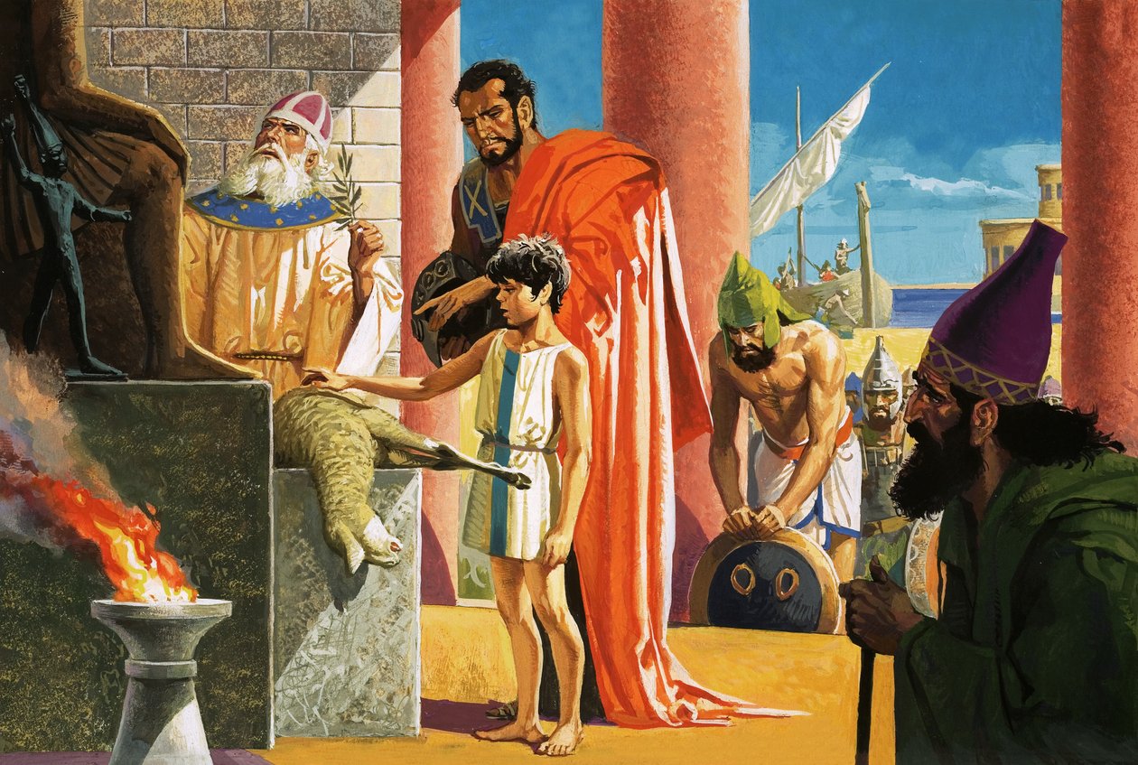 Scène biblique non identifiée d