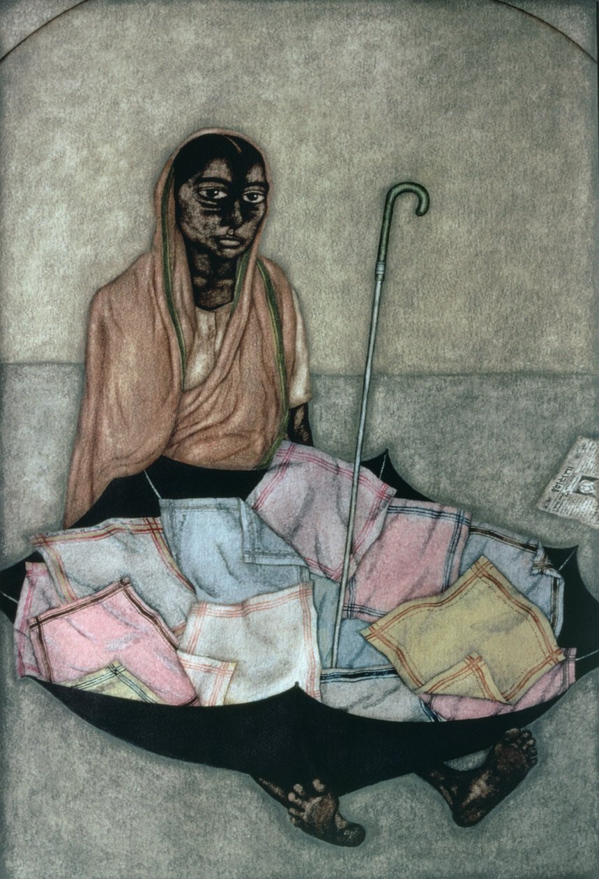 Vendeur de Mouchoirs, 1983 - Shanti Panchal