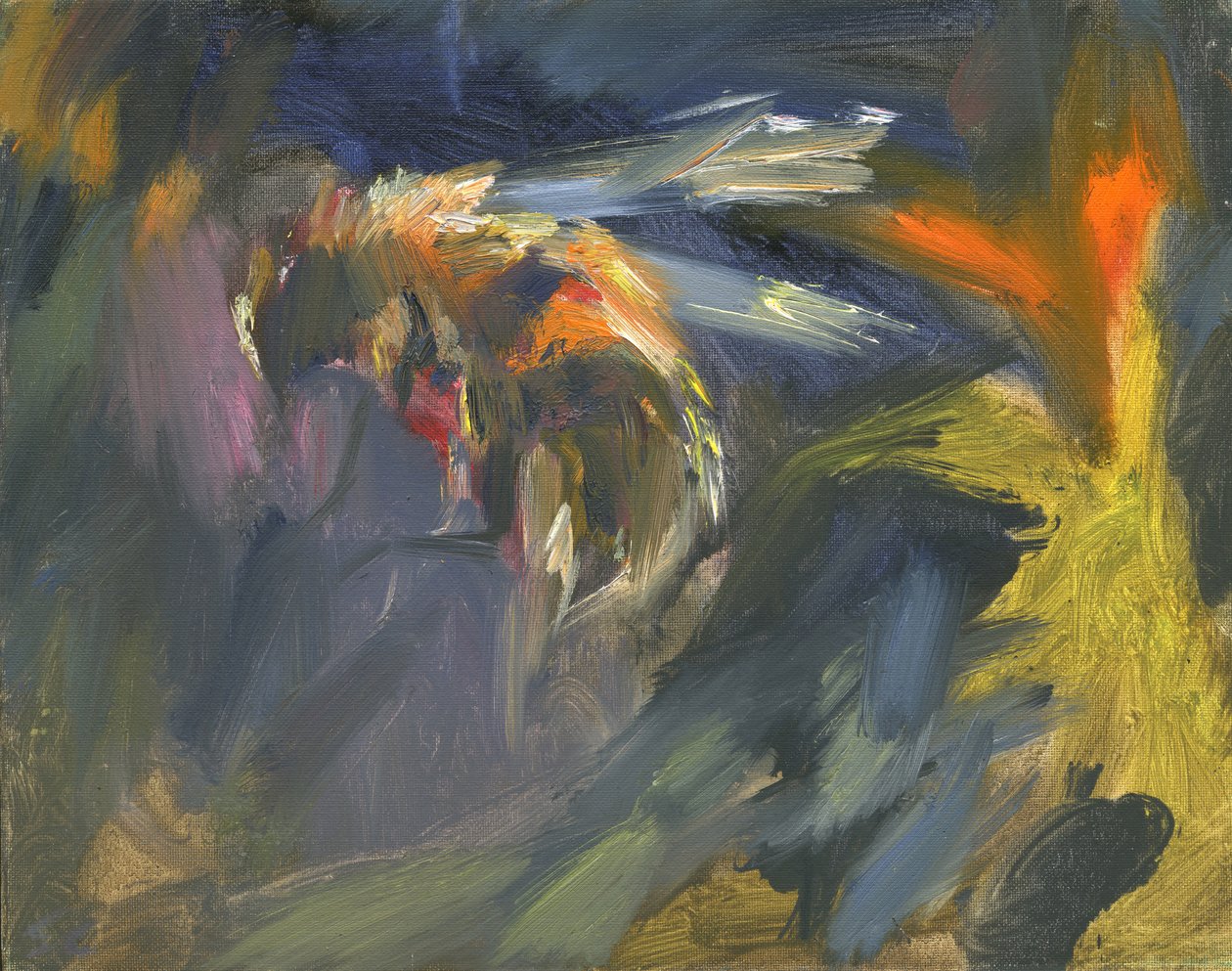 Abeille 3, 2024 (huile sur carton) - Shaun Carey