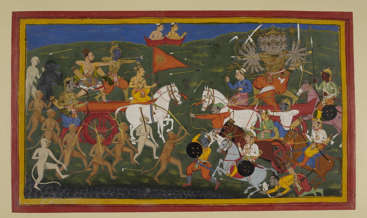 Rāma et Rāvaṇa s