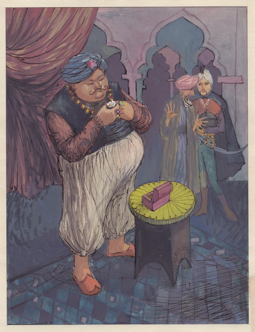 Illustration pour une histoire de fée, 1953 - Shirley Markham