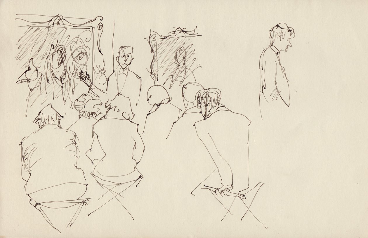 Conférence dans une galerie d
