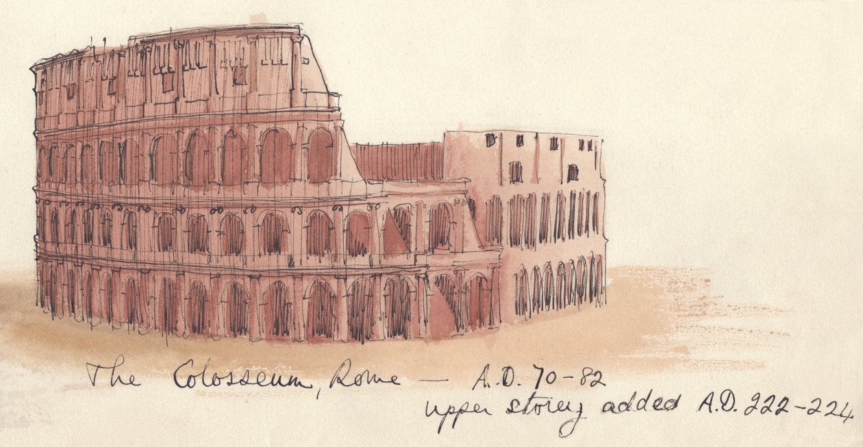 Le Colisée, Rome - AD 70-82 - Shirley Markham