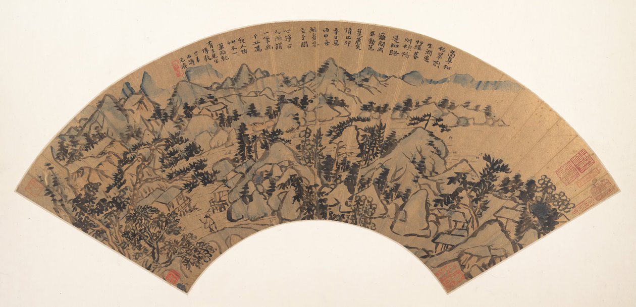 Paysage, daté de 1699 - Shitao