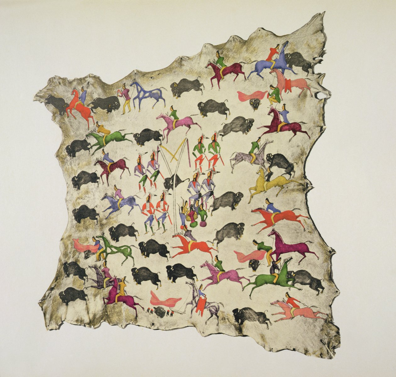 Chasse au bison - Shoshone Katsikodi School
